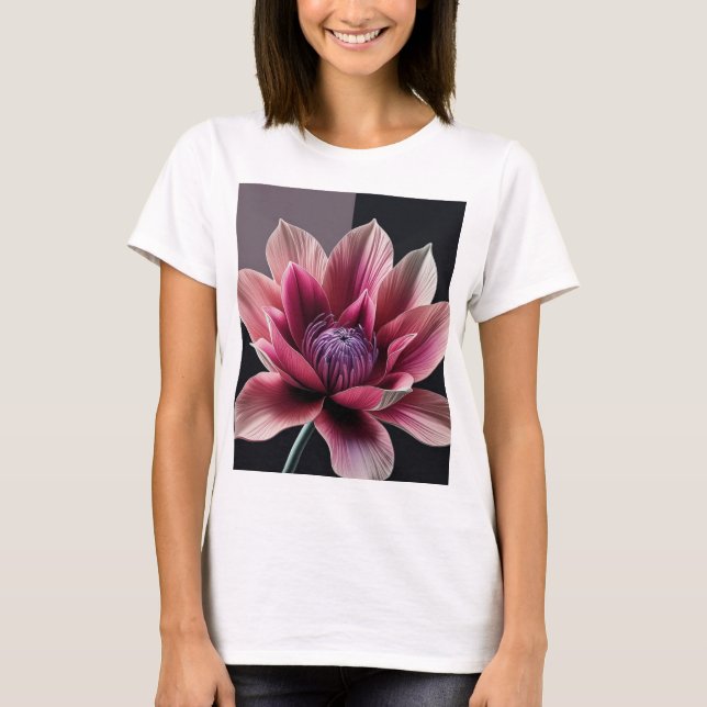 blommar Charm: Blommigt Delight Women's T-Shirt (Framsida)