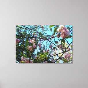 Blommar Cherry, Nature, Träd, Blommar, Canvas
