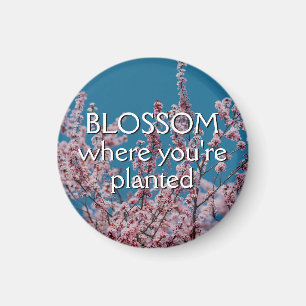 BLOMMAR DÄR DU PLANTERAS BLOMFÖRBUNDSBlommigt Magnet