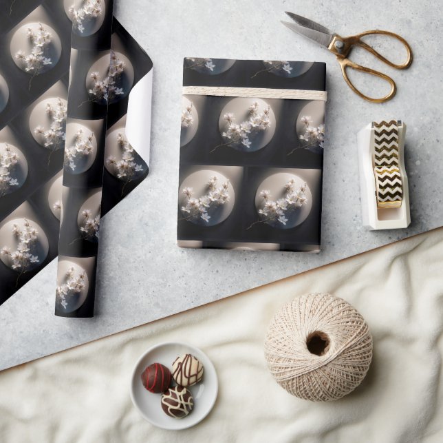 Blommar Dogwood Träd Gren Presentpapper (Hantverk)