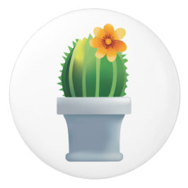 Blommar Echinocactus Knopp