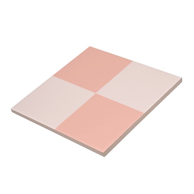 Blommar elegance lax blommigt panel Mönster 5 Kakelplatta (Sidan)