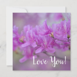 Blommar - enkelt hälsningskort kort