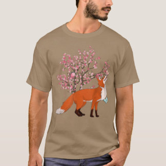 Blommar F av Sakura Nature Forest Animal Lover Che T Shirt