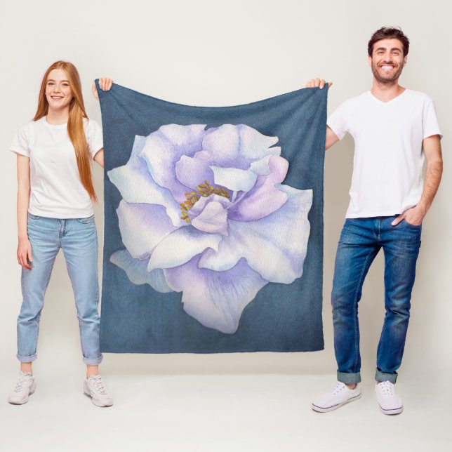 Blommar Fleecefilt (På plats)