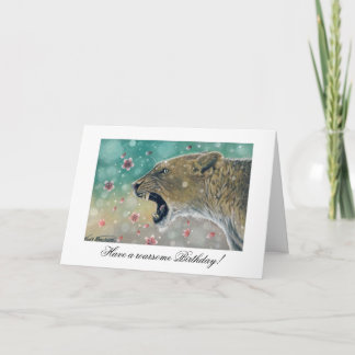 Blommar födelsekort kort