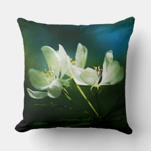 Blommar för äpple - två blommor kudde