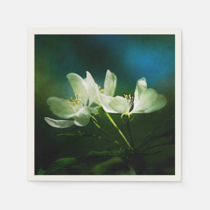 Blommar för äpple - två blommor pappersservett