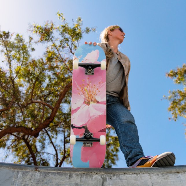  Blommar för BLOMBRUK Mini Skateboard Bräda 18,5 Cm (Utomhus 1)