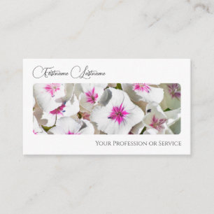 blommar för blomsterkalligrafi i elegant QR-kod Visitkort