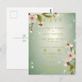 Blommar för inbjudan till Kärlek-bröllop