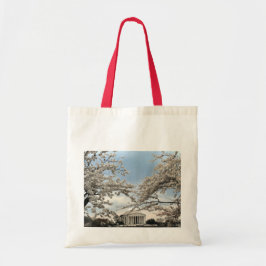 Blommar för Jefferson minnes- Washington Tygkasse