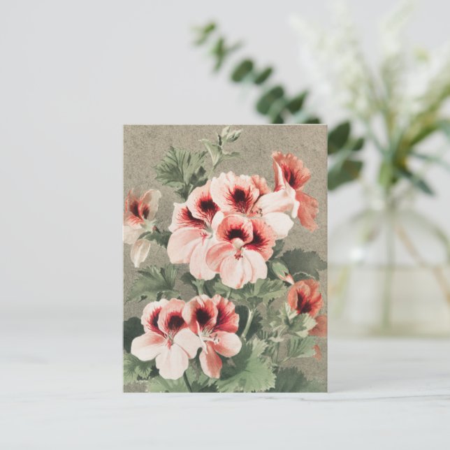 Blommar för julkörsbär helg vykort (Stående Fram)