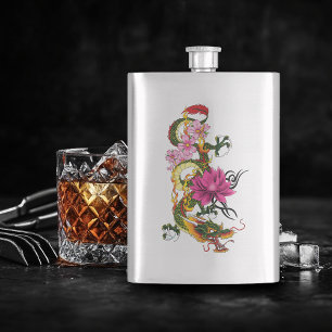 Blommar för kinesiska Dragon Lotus Cherry Fickplunta