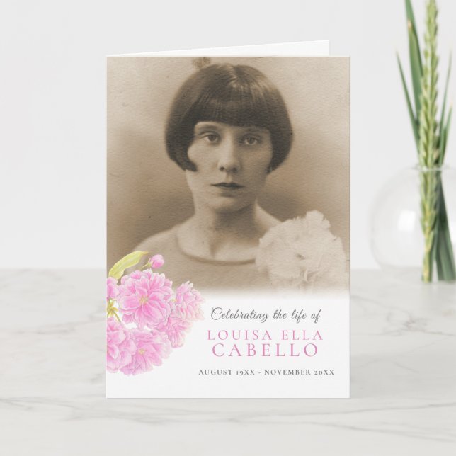 Blommar för rosa av  för vanliga serviceprogram program (Framsida)