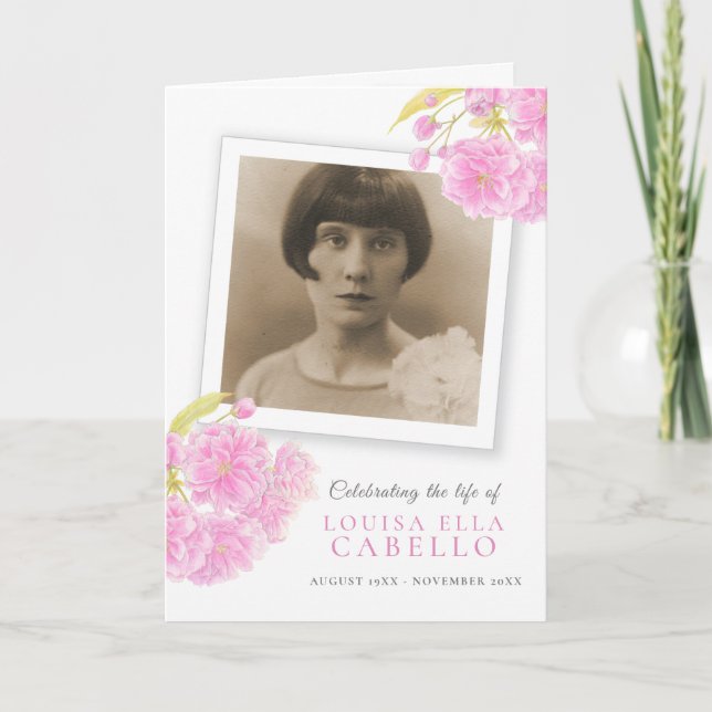 Blommar för rosa av  för vanliga serviceprogram program (Framsida)