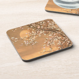 Blommar för rosa och vita plommon i Moonlight, Shi Underlägg