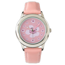 Blommar för Sakura Cherry Armbandsur