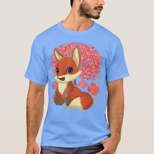 Blommar för Sakura Cute Nature Animal Lover Cherry T Shirt