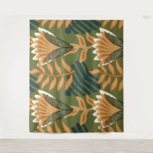 Blommar för Tropical Rainforest Blommigt  Design