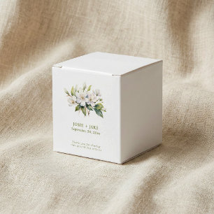 Blommar för vit äppelblomma presentaskar