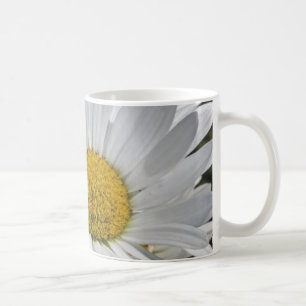 Blommar för vit söt daisy kaffemugg