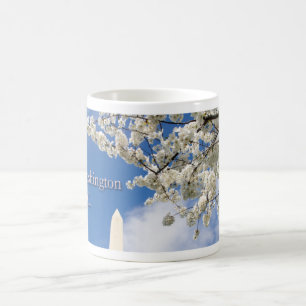 Blommar för Washington DC-körsbär Kaffemugg