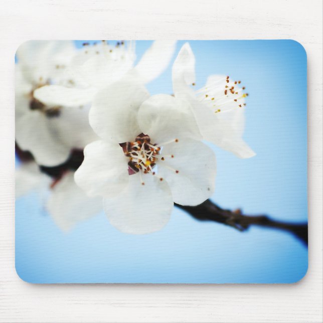 Blommar fördunklar Mousepad Musmatta (Framsidan)