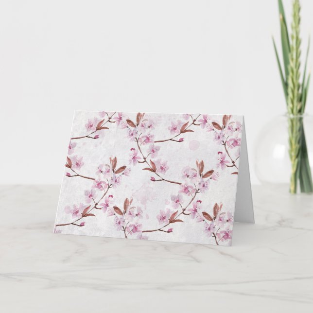 Blommar från födelsedagskörning kort (Framsida)