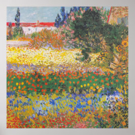 Blommar Garden 1888 av Vincent Van Gogh Fine Art Poster