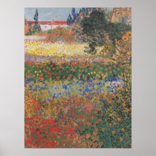 Blommar Garden (1888) från Van Gogh Poster