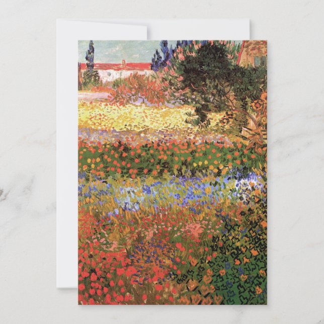 Blommar Garden av Vincent van Gogh (Framsida)