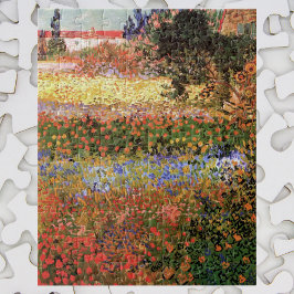 Blommar Garden av Vincent van Gogh Pussel