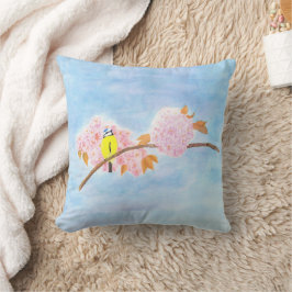 Blommar & Garden Bird Kudde