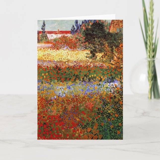 Blommar Garden (F430) Van Gogh Fine Art Kort (Framsida)