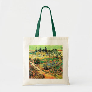 Blommar Garden med Väg av Vincent van Gogh Tygkasse