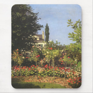 Blommar Garden på Sainte Adresse av Claude Monet Musmatta