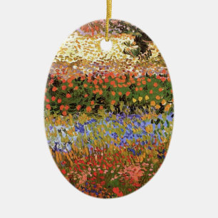 Blommar Garden,Vincent van Gogh. Julgransprydnad Keramik