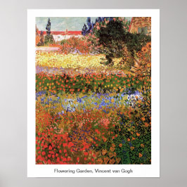 Blommar Garden, Vincent van Gogh. Poster