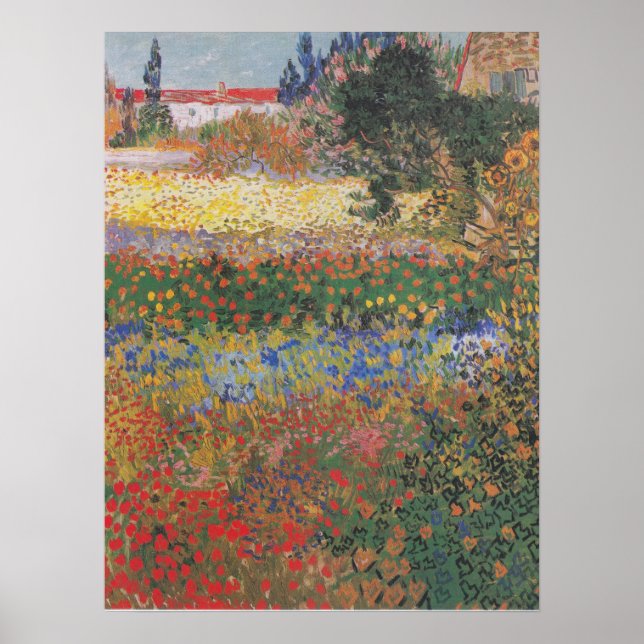 Blommar Garden - Vincent van Gogh Poster (Framsidan)