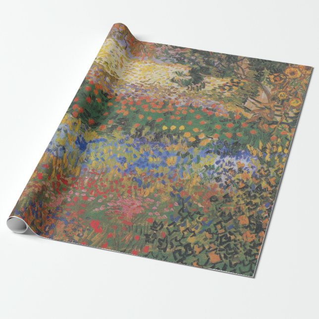 Blommar Garden - Vincent van Gogh Presentpapper (Utrullad)