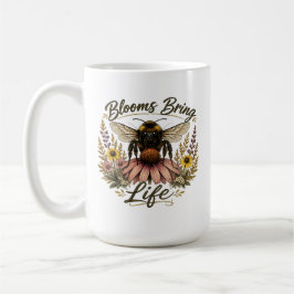Blommar Ger Liv Kaffemugg