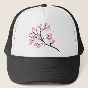 Blommar Gren Cherry Blommigt Flowers Nature Träd. Keps