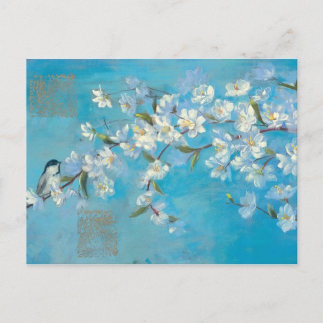 Blommar Grenar Vykort (Framsida)