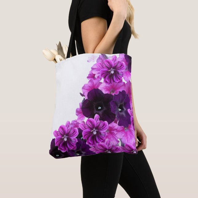 Blommar Harmony Tote Tygkasse (Närbild)