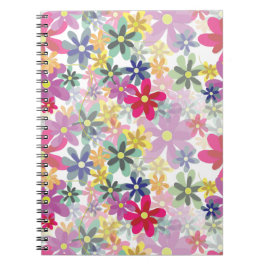 Blommar i Bloom (Sömlösa Mönster) Anteckningsbok