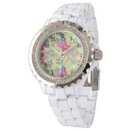 Blommar i Bloom Watch (med siffror) Armbandsur