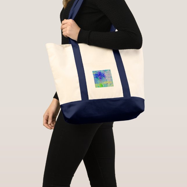 Blommar i Blue Violet Tygkasse (Framsida (produkt))