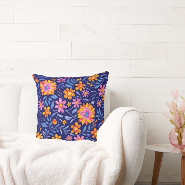 Blommar i Breeze 20 x 20 Dekorativ kudde (Soffa)