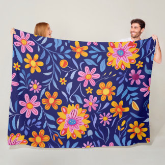 Blommar i Breeze 60 x 80 Fleece Blanket